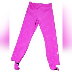 Nike Hot Pink Leggings with Stirrup Feet